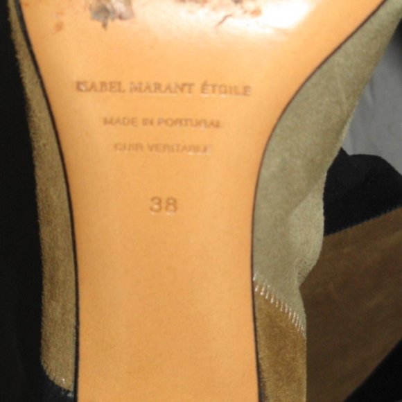 ISABEL MARANT ETOILE Patchwork Boots 38 7.5 $715 - Picture 7 of 7